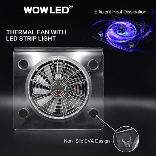 WFPOWER Support de ventilateur de refroidissement USB-5