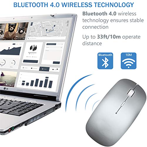 Chargeur sans fil Bluetooth Souris d'ordinateur pour-3