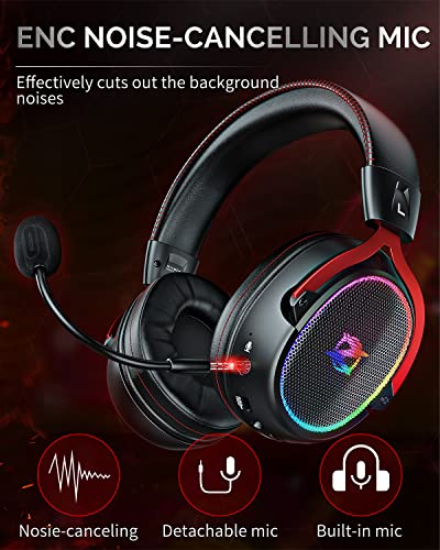 Ozeino Casque de jeu sans fil pour-5