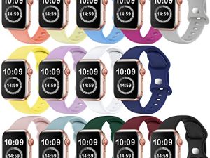 SWHAS Bracelets de montre compatibles avec les