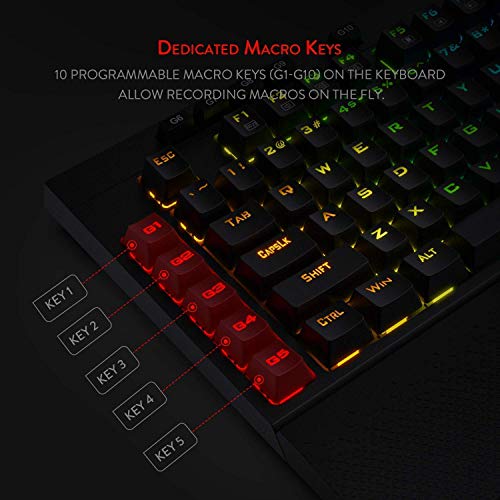 Clavier de jeu mécanique sans fil Redragon-3