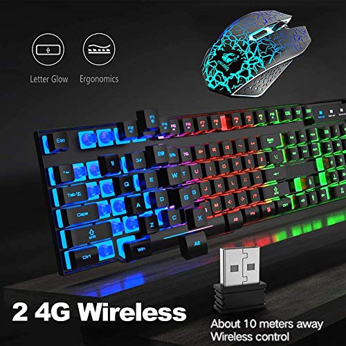Combo clavier et souris de jeu sans-4