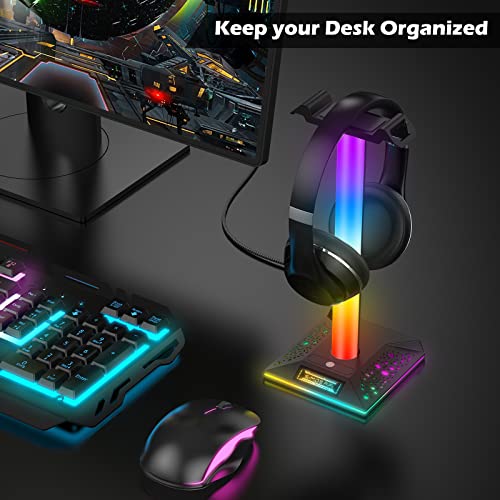 Support de casque de jeu RVB amélioré