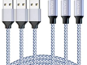 DAZHWA iPhone Charger 3pack 6ft Téléphone Chargeur