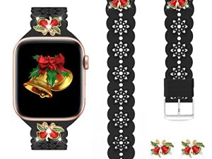 Bracelet de montre de Noël compatible avec