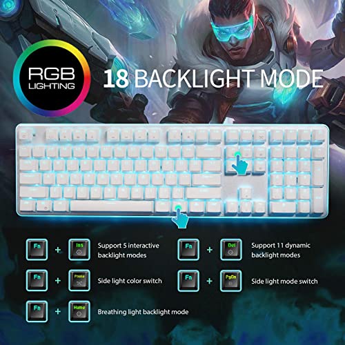 RK ROYAL KLUDGE RK918 Clavier mécanique filaire