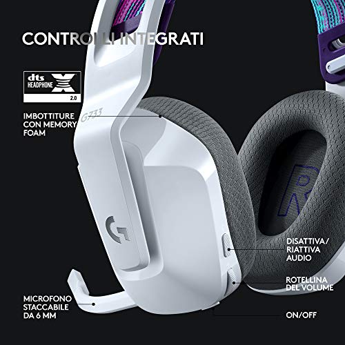 Logitech G733 Lightspeed Casque de jeu sans-5