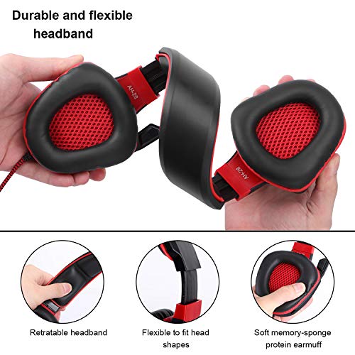 Anivia AH28 Over Ear Headphones Casques d'ordinateur-4