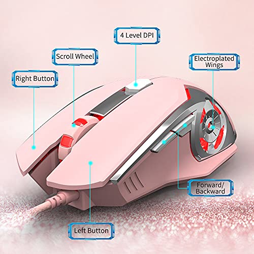 NACODEX AJ120 Souris de jeu filaire programmable-4