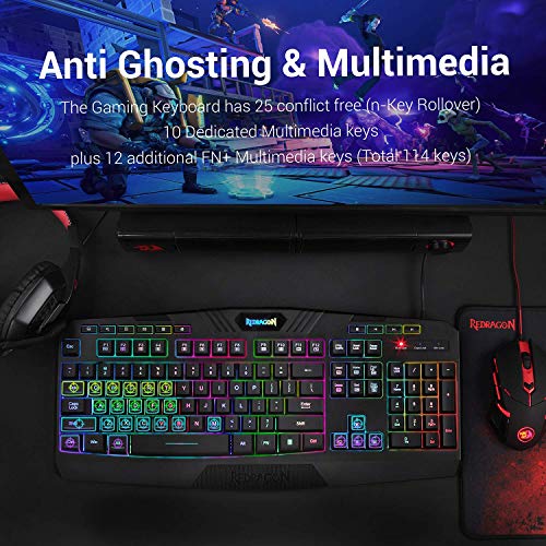 Redragon S101 Clavier et souris de jeu-5