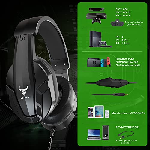 Kikc Casque de jeu PS4 avec micro-3