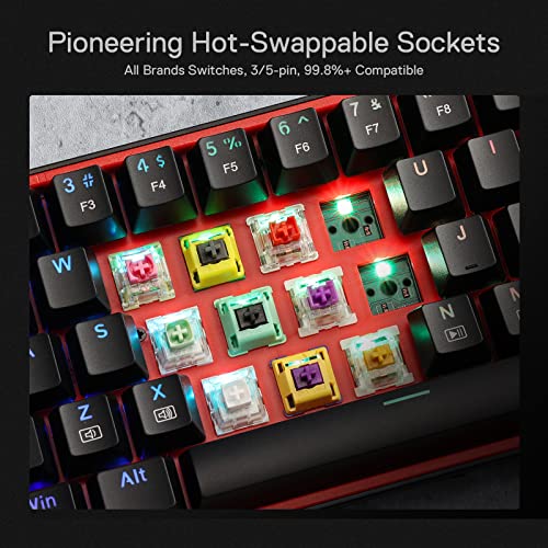 Redragon K628 Pollux Clavier de jeu RVB-5