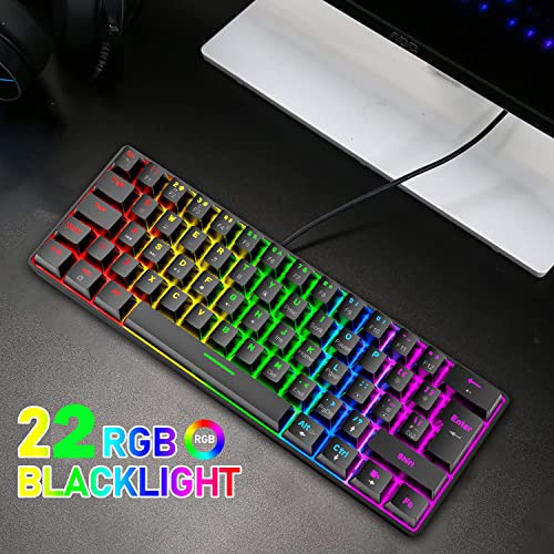 Clavier Gaming Mécanique 60% Compact Type C-5