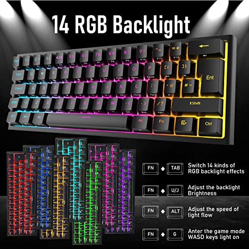 Combo clavier mécanique 60 % et souris-4