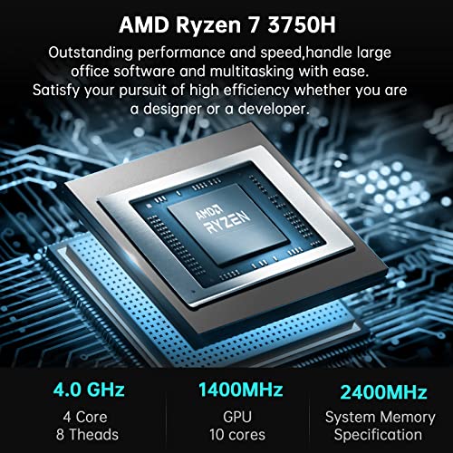 KAMRUI AMD Ryzen 7 3750H Mini PC