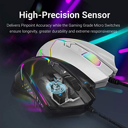 Redragon M601 Souris de jeu RVB rétroéclairée-4