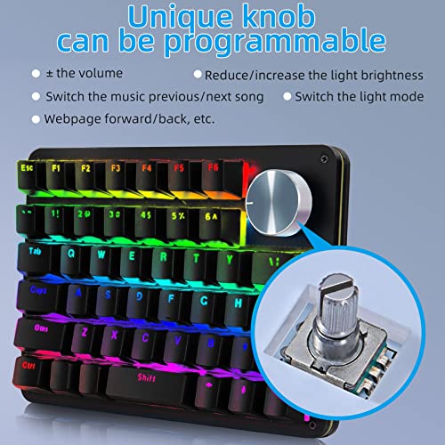 Koolertron Clavier de jeu mécanique à une-5