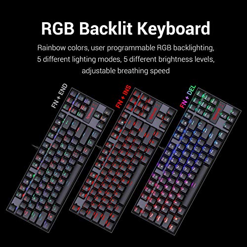 Redragon K552-RGB-BA Combo clavier et souris de-3