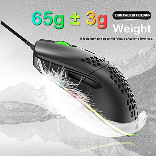 Souris de jeu filaire légère