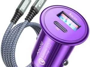 [Certifié Apple MFi] Chargeur de voiture iPhone