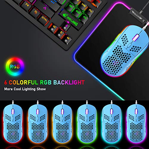 Combo clavier et souris de jeu filaire-4