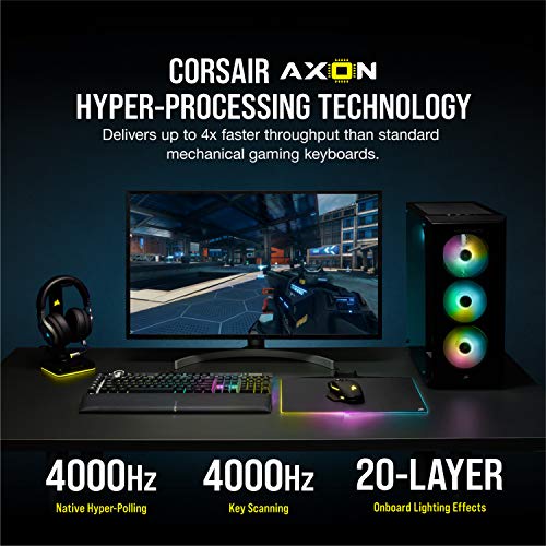 Clavier de jeu optique-mécanique Corsair K100 RGB-3