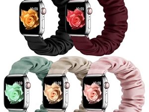 WANLISS Lot de 5 bracelets chouchous compatibles