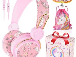 QearFun Casque licorne pour filles et enfants
