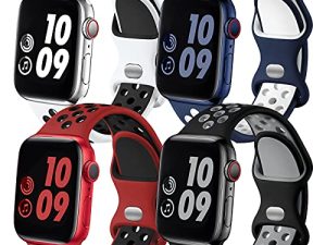 Adorve Lot de 4 bracelets de sport