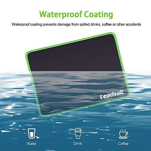 Tapis de souris LeadsaiL avec bord cousu