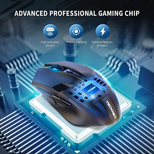 Souris de jeu sans fil TECKNET 4800-3