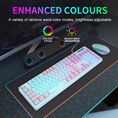 Clavier de jeu filaire USB avec rétroéclairage-4