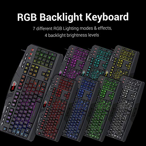 Redragon S101 Clavier et souris de jeu-3