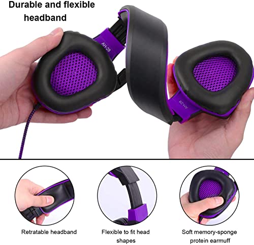 Anivia Casque d'ordinateur filaire avec micro Casque-4