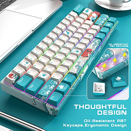 HITIME XVX M61 60% Clavier mécanique sans-5