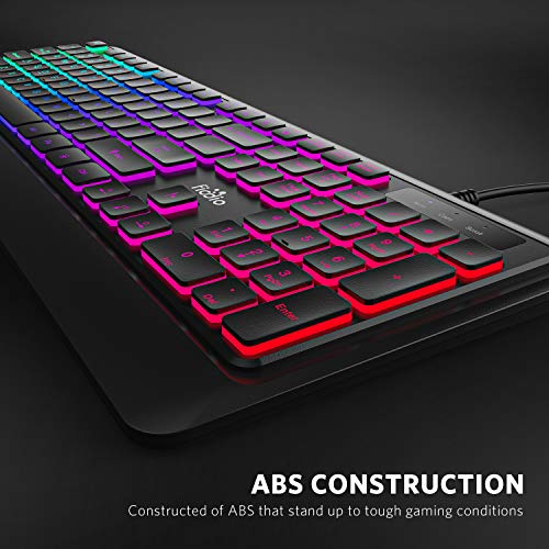 Clavier de jeu Fiodio Rainbow Membrane