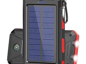 ERRBBIC Chargeur Solaire 20000mAh Portable Solaire Power