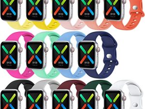 SWHAS [14 Pack] Bracelet de Montre Compatible