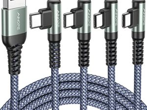 AINOPE Lot de 4 câbles USB C