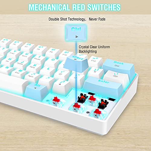 EDJO Clavier mécanique Bluetooth 60 %