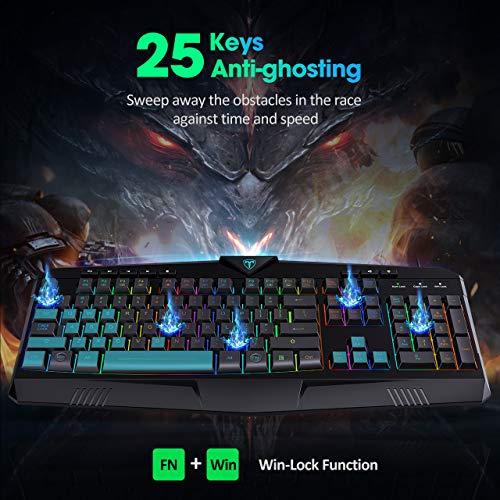 Clavier de jeu à membrane avec 104-5