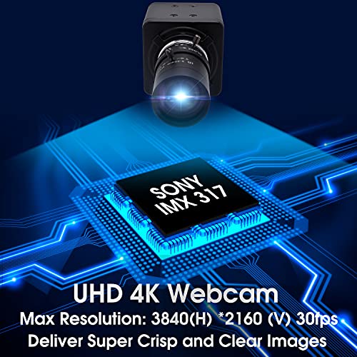 Caméra USB 4K UHD avec zoom