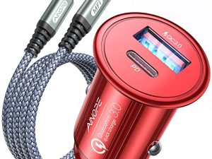 [Certifié Apple MFi] Chargeur de voiture iPhone