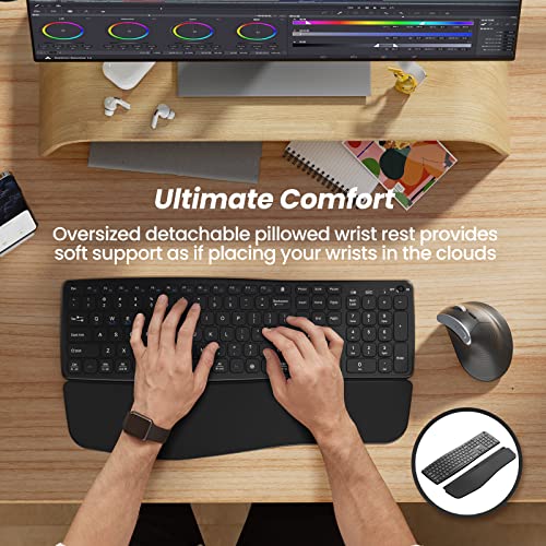 Clavier sans fil ergonomique Nulea