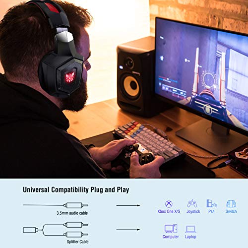 Casque de jeu avec microphone