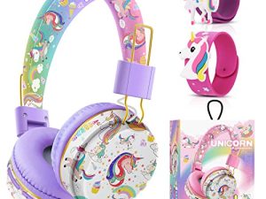 QearFun Casque Licorne pour Filles Enfants pour