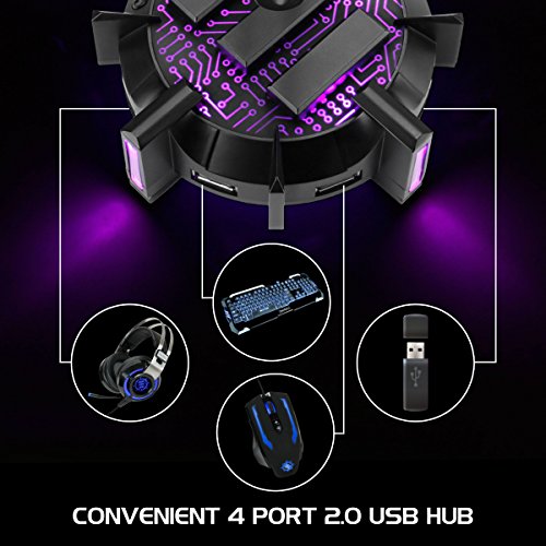 ENHANCE Support de casque de jeu avec-5