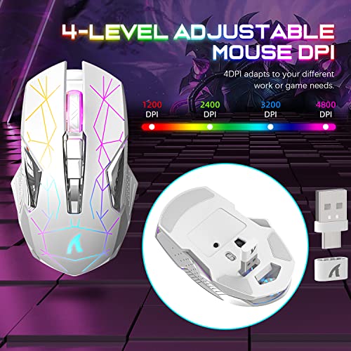 Clavier et souris de jeu sans fil-5