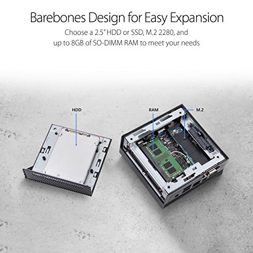 Mini PC Barebones sans ventilateur ASUS PN40-3
