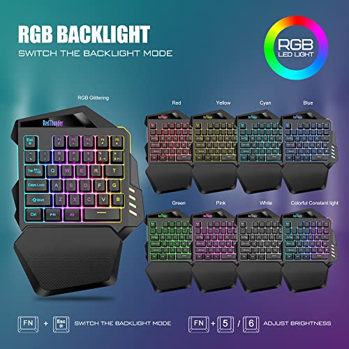Clavier de jeu sans fil RedThunder à-4